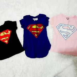 Set of Three Supergirl Tees